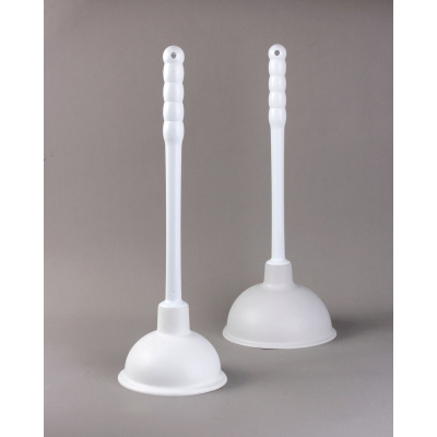 Вантуз-гигант конический 1VN172R319_1202 диаметр 172 мм, ручка пластмассовая h=319мм, серый