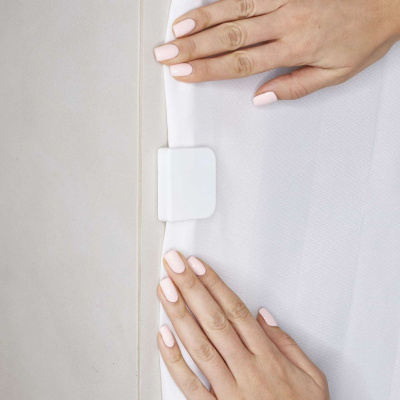 Держатель для шторки в ванной 1DFDZ_02 Белый