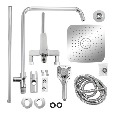 Душевая система MAGNUS 8575 со смесителем и тропическим душем