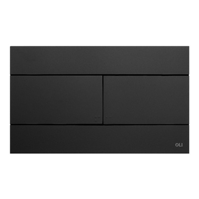 Комплект инсталляция OLI 120 ECO  mechanic + кнопка слива Slim черная Matte, пластик 879236mSL03