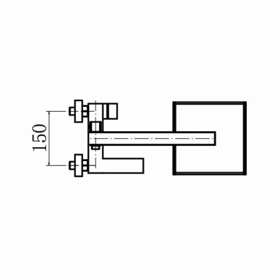 Душевая система FASHUN A52417 со смеситетелем с тропическим душем из нержавеющей стали