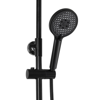 Душевая система MAGNUS 8775 со смесителем черный (5)