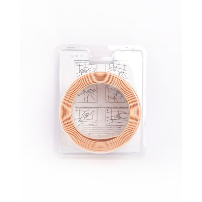 Бордюрная лента для ванной 20х20*3.35 м бежевая (1/36)