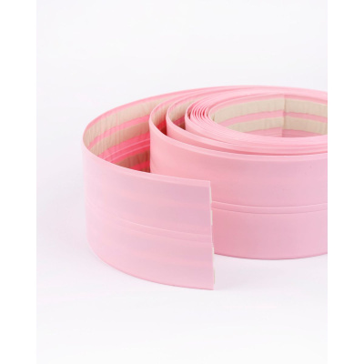 Бордюрная лента для ванной 20х20*3.35 м розовая (1/36)