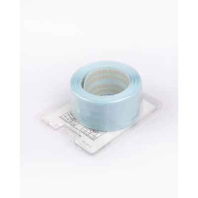 Бордюрная лента для ванной 20х20*3.35 м голубая (1/36)