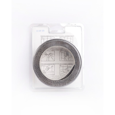 Бордюрная лента для ванной 20х20*3.35 м металлик (1/36)