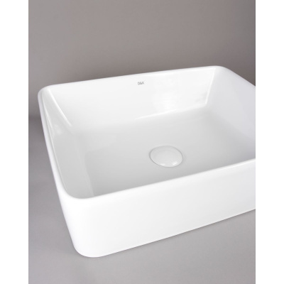 Раковина накладная D&K Berlin DT1430216, 475*370*140 мм, белый