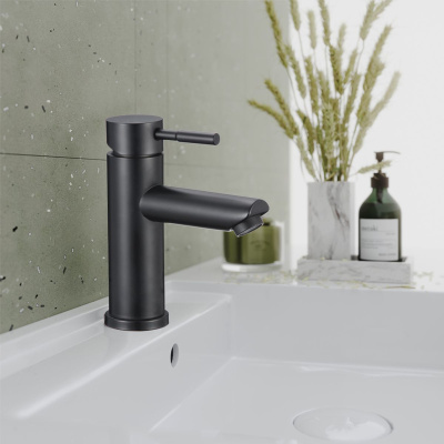 Смеситель для раковины OLIVE’S BALEAR 13100BLB Черный из нержавеющей стали (10)