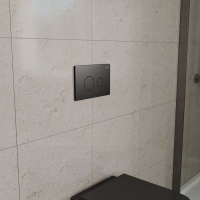 Кнопка механическая двойная D&K Venice DB1029025 черный