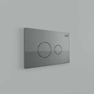 Кнопка механическая двойная D&K Venice DB1029001 хром