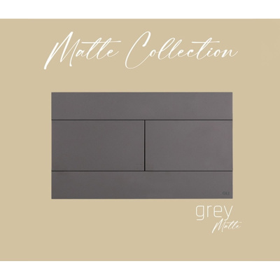 Кнопка механическая двойная SLIM, пластик, серый Matte OLI 659058/886947 (120/120PLUS/74/80/EXPERT/QUADRO)