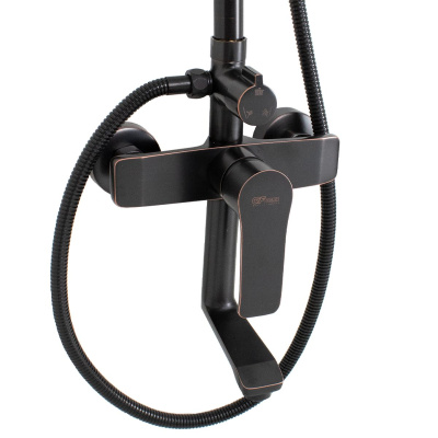 Душевая стойка со смесителем GFmark 5775 под состаренную медь