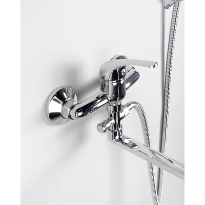 Смеситель для ванны OLIVE'S Olisan PF15102 PROFI с длинным изливом 350 мм