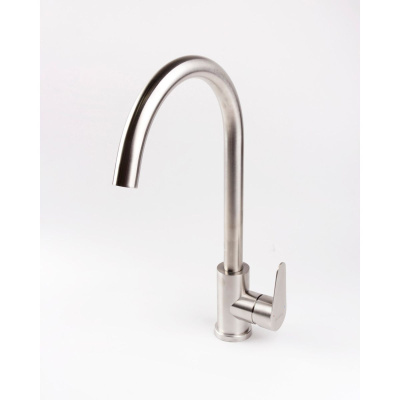 Смеситель для кухни OLIVE'S Olisan ST1007 STEEL из нержавеющей стали