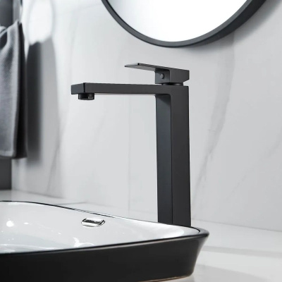 Смеситель для раковины Shevanik S9611H черный