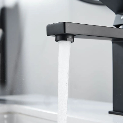 Смеситель для раковины Shevanik S9601H черный