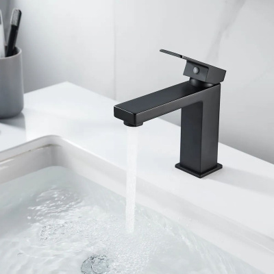 Смеситель для раковины Shevanik S9601H черный