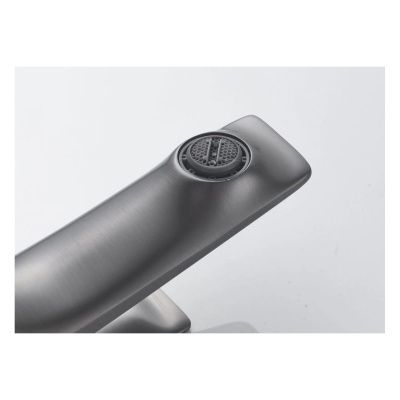 Смеситель для раковины Shevanik S9101T оружейная сталь