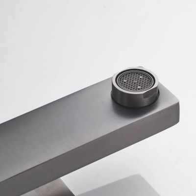 Смеситель для раковины Shevanik S9601T оружейная сталь