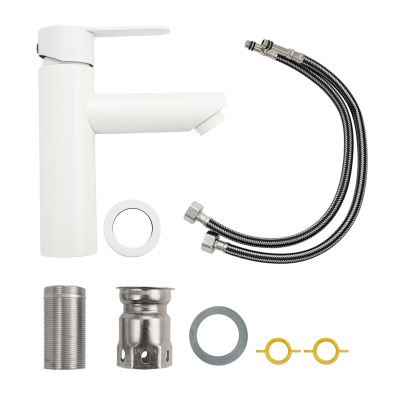 Смеситель для раковины MAGNUS 9450 белый из нержавеющей стали