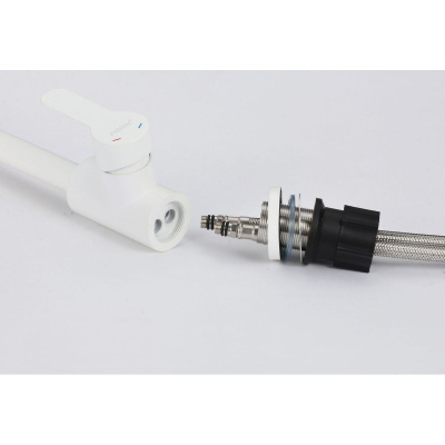 Смеситель для мойки Fmark FS8232W белый