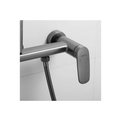 Гигиенический душ Shevanik S8505T-1 оружейная сталь