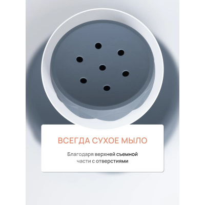 Мыльница настольная SANREMO FOR-SAN036 пластик