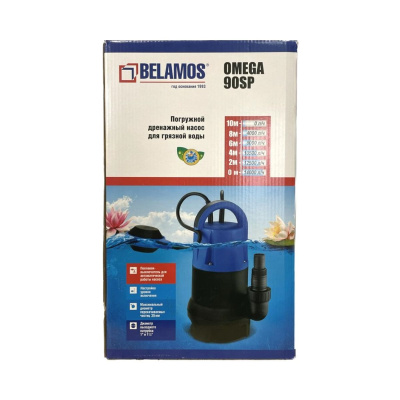 Насос погружной дренажный для грязной воды 900 Вт Belamos OMEGA90SP6 233 л/мин, Н-10 м