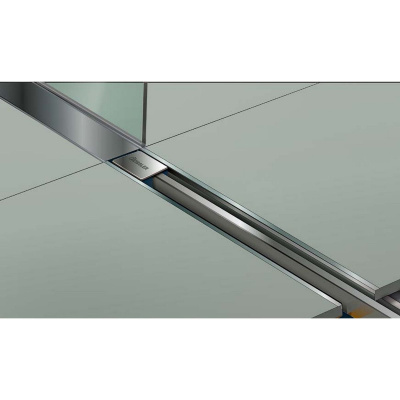 Желоб водоотводящий 500х20 мм TIM ZSt.1141.5002 Evolux Slim ультратонкая модель с дизайн-вставкой, вращения 360° (1/4)