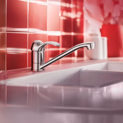 Смеситель для кухни GROSS AQUA 3509586C-G0146 Provance с длинным изливом хром