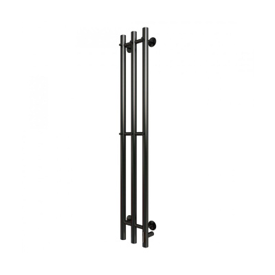 Полотенцесушитель электрический 95 Вт Grois TRIO GR-138 190х1200 П3 black mat R