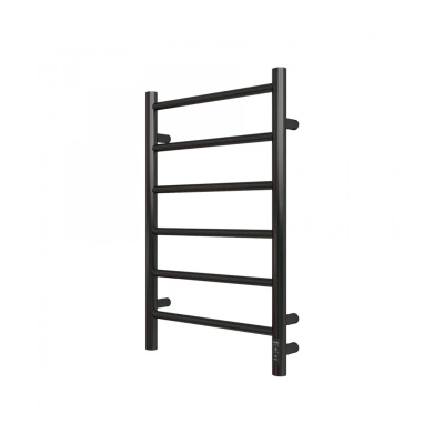 Полотенцесушитель электрический 75 Вт Grois Laura GR-131 400x700 П6 black mat R