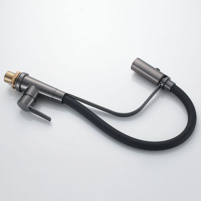 Смеситель для кухни Shevanik S943T-3 оружейная сталь