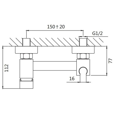 Гигиенический душ Shevanik S137T оружейная сталь