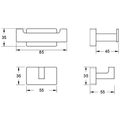 Крючок двойной Shevanik SG5621T оружейная сталь