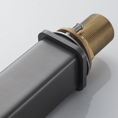 Смеситель для раковины Shevanik S4011T оружейная сталь