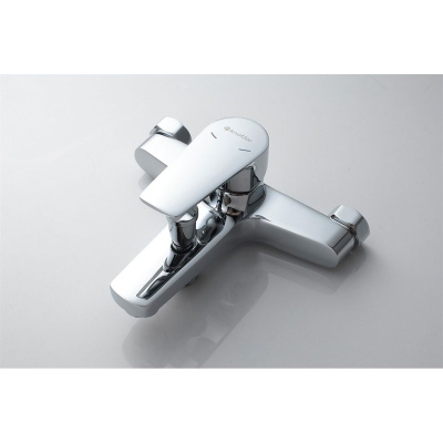 Смеситель для ванны Knotlor EcoFlow KN-14 коротким изливом, хром