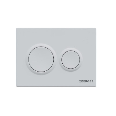 Инсталляция BERGES NOVUM 040264 с двухрежимной кнопкой O4 Soft Touch белая