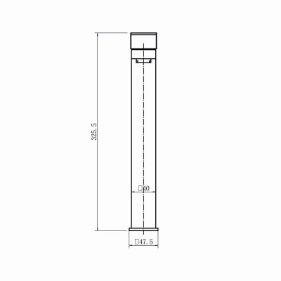 Смеситель для раковины FASHUN A51217 из нержавющей стали высокий