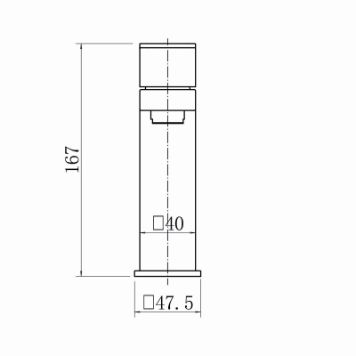 Смеситель для раковины FASHUN A51117 из нержавеющей стали