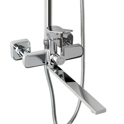 Душевая стойка со смесителем Fabia 9675 с длинным изливом