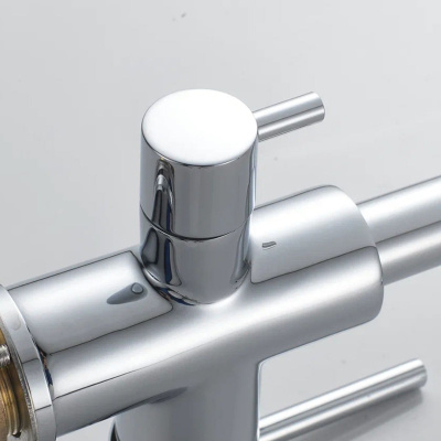 Смеситель для кухни Shevanik S128 с подключением фильтра питьевой воды, хром