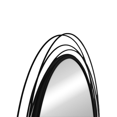 Зеркало D750 Mirel Led черное ЗЛП4695