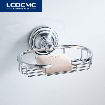 Мыльница LEDEME L1402-2 металлическая настенная глубокая