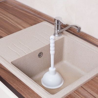 Вантуз конический 1VN136R219_0202 диаметр 136 мм, ручка пластмассовая h=219 мм