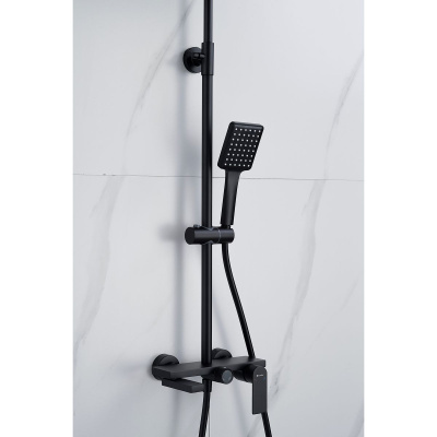 Душевая система Knotlor Vigor KN-72/BL черный