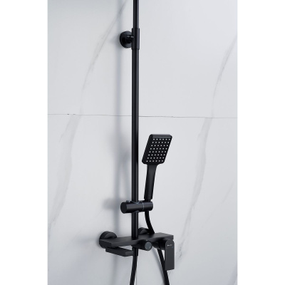 Душевая система Knotlor Vigor KN-72/BL черный
