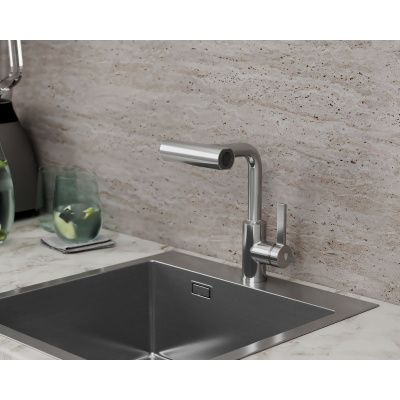 Смеситель для кухни RUSH Tinos TI3732-17 хром, с поворотным аэратором, 4 режима
