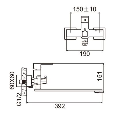 Смеситель для ванны BELZ B22613-7 черный