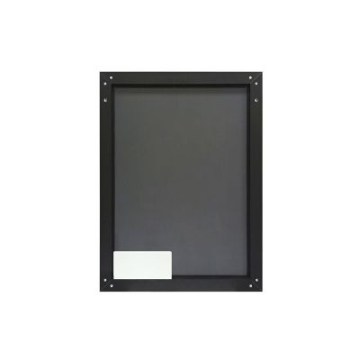 Зеркало Solid Black LED 600x800 ЗЛП1285 с сенсором, подогревом реверсивное крепление (800х600)
